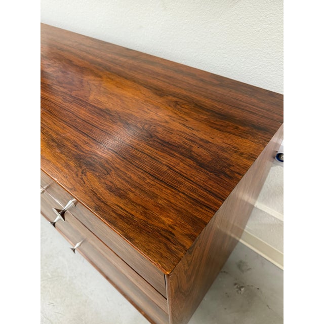 1970’s George Nelson Rosewood Thin Edge Long Dresser For Sale - Image 12 of 18