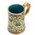 Turquoise Antique Chinese Qianlong Period Cloisonné Enamel Mug or Tankard For Sale - Image 8 of 16
