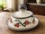 MEASUREMENTS: Height: 11.5 cm; Width: 22 cm; Depth: 18.5 cm; Weight: 0.928 kg Item : Delightful vintage butter dish with a...