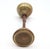 Mid 20th Century Pair of Vintage Concentric Brass Passage Door Knobs For Sale - Image 5 of 5