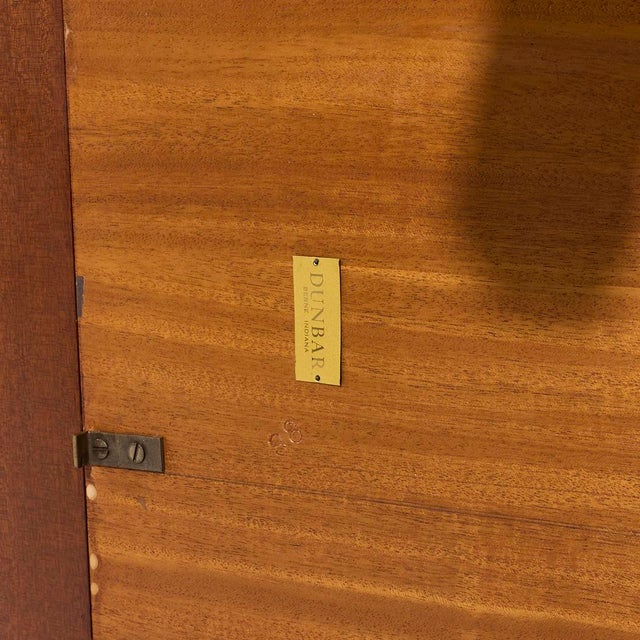 Edward Wormley for Dunbar Mid Century Hexagonal Rosewood and Ebonized Mahogany Expanding Dining Table With 2 Leaves For Sale - Image 12 of 12