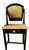 This Viennese Art Deco dressing table dates to the 1940s and features a black lacquered wooden frame combined with a warm...