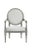 Blue Swedish Guilloche Carved Armchair For Sale - Image 8 of 8