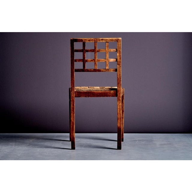 Side Chair in the style of René Gabriel, France, 1940s For Sale - Image 4 of 11