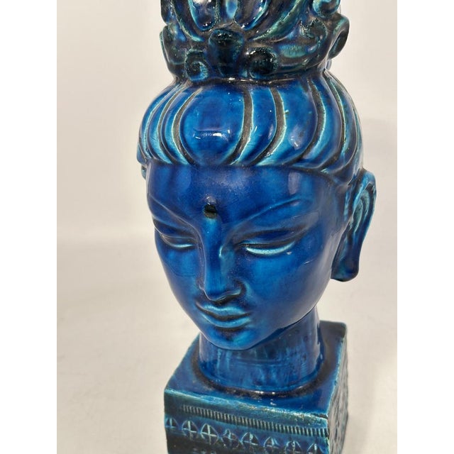 Ceramic Quan Yin Buddha by Aldo Londi for Bitossi, 1960s For Sale - Image 10 of 14