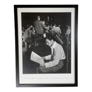 Framed William P. Gottlieb Photograph of Frank Sinatra