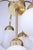 Mid-Century Chandelier in Brass and Opaline Glass, Czech, 1950s For Sale - Image 9 of 16