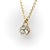This is an Edwardian diamond in a 14k gold mount with a six-prong setting and small talon claw prongs that make the...