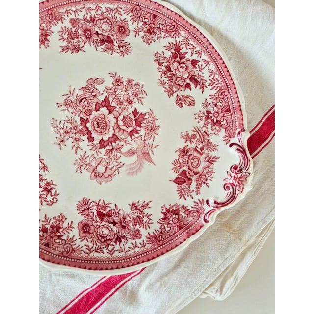 Mid-Century Modern Vintage Round Serving Tray from Villeroy & Boch Mettlach, 1950s For Sale - Image 3 of 7