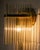 Mid 20th Century Brass and Glass Italian Sconce For Sale - Image 4 of 7
