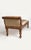 Antique Anglo-Indian chaise lounge, late 19th century, in carved hardwood with intricate inlaid geometric and floral...
