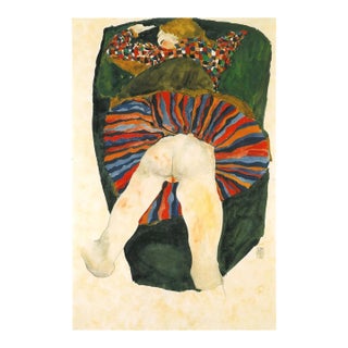 1981 Egon Schiele 11 Erotic Drawings Reclining Semi Nude For Sale
