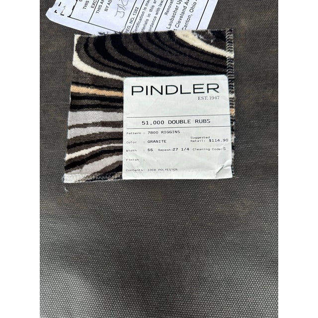 Reupholstered and Powder Coated Hairpin Leg Magazine Rack Ottoman For Sale - Image 11 of 11