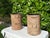 Vintage Egyptian Revival Paper-Covered Wastebaskets | Pair For Sale In Naples, FL - Image 6 of 12