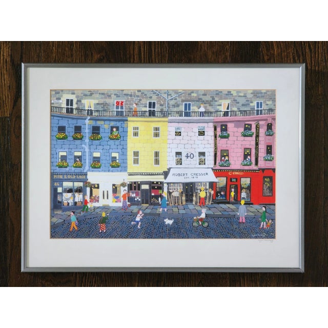 Artist Lynn Hanley - UK Framed Signed Painting Frame Dimensions: 15.50 x 19.875" Matted Print Dimensions: 11 x 16" Lynn...