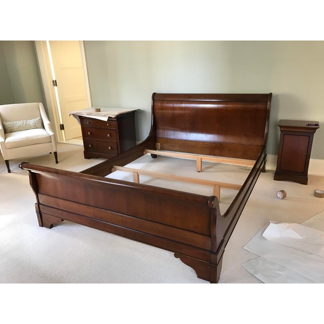 Grange Louis Philippe Queen Sleigh Bed Chairish