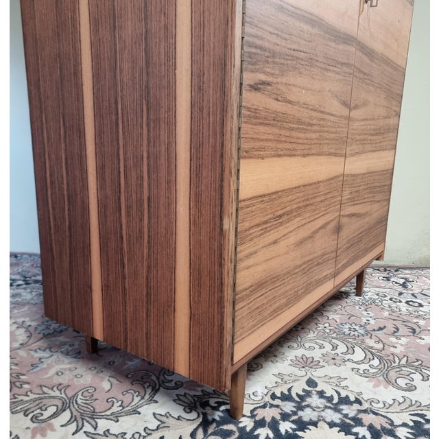 Vintage Wardrobe in Walnut from Tatra Nabytok, 1970s For Sale - Image 12 of 15