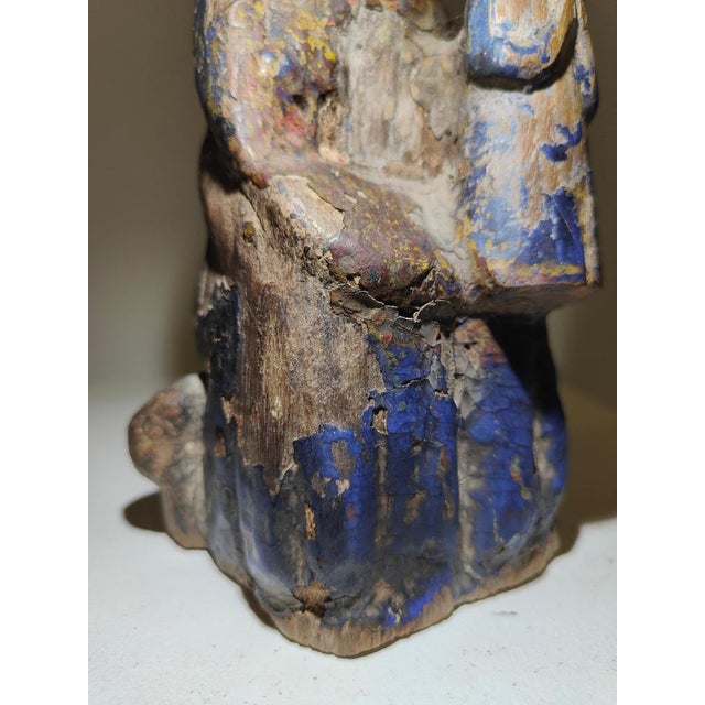 12th Century Seated Virgin with Child Sedes Sapientiae, Spain For Sale - Image 17 of 18