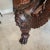 Wood Antique Italian Renaissance Revival Library Dining Table Marble & Mahogany For Sale - Image 7 of 13