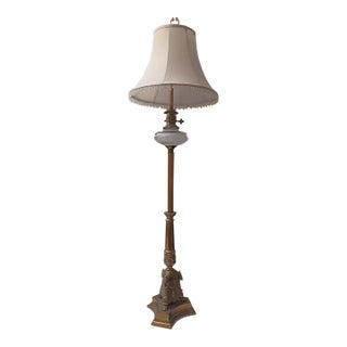 Early 20th Century Brass Floor Lamp For Sale