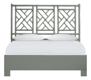 Chippendale Standard Bed Double, Evergreen