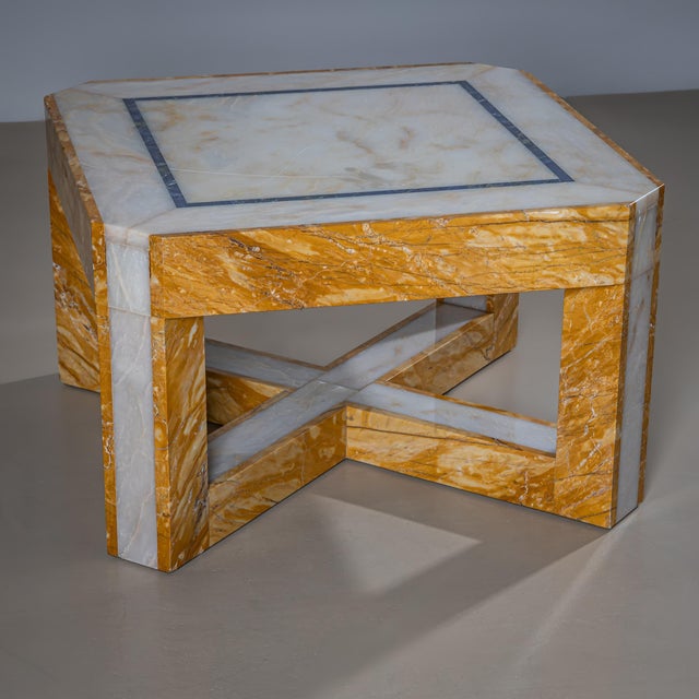 Mid-20th Century Pair of Marble Coffee Tables, Italy For Sale - Image 16 of 18