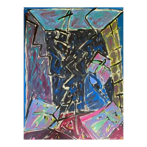 1985 Adrienne Anderson Abstract Painting