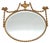 Vintage Adam Style Gilt Metal Mirror, 1930 For Sale