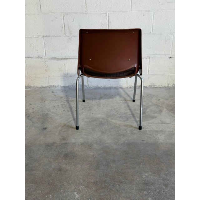 Bendt Winge Norwegian Modern Chair Mid Century Chrome Chair 1970s For Sale In Los Angeles - Image 6 of 10
