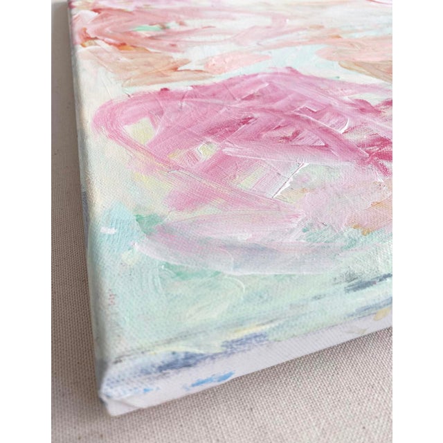 Contemporary Abstract Acrylic on Canvas Painting "Untitled (Fire, Water, Wind)" by Laura Basterra Sanz For Sale - Image 9 of 12