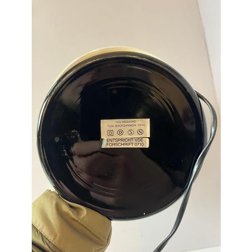 Opal Black Backgammon Table Lamp by Holmegaard For Sale - Image 9 of 11