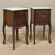 French Pair of Antique French Louis XV Oak Nightstands With Carrara Marble For Sale - Image 3 of 18
