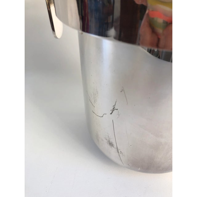 Mid-Century Modern Italian Argente Silver Plate Ice Bucket For Sale - Image 9 of 11