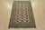 Tribal Bokhara Rug 4’3” X 6’2” Beige Wool Tribal Hand-Knotted Oriental Carpet For Sale - Image 3 of 12