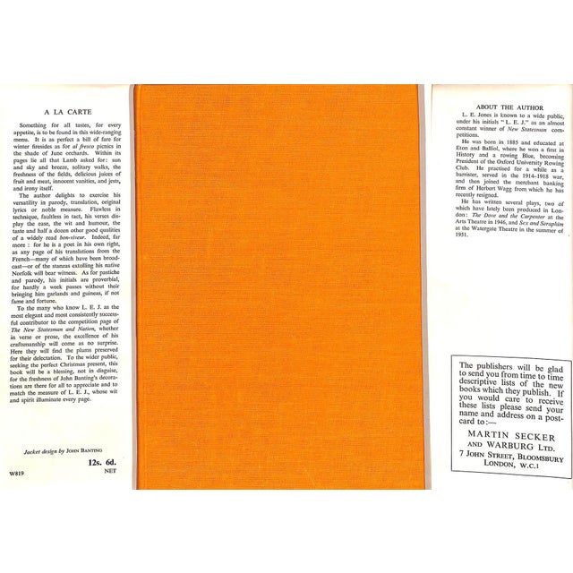 Traditional "A La Carte" 1951 Jones, l.e. For Sale - Image 3 of 7