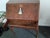 Beautifully crafted Walnut drop front writers desk . Excellent leather tooled interior, walnut inner side , many...