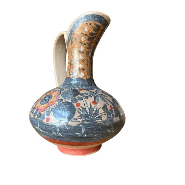 Large Tonala Hand Painted Clay Mexican Folk Art For Sale - Image 11 of 12