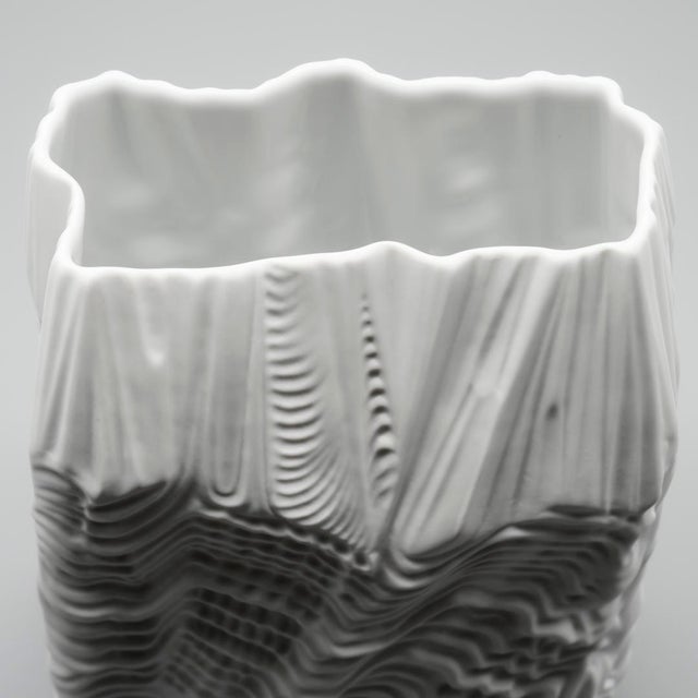 Cascade Bisque Porcelain Vase by Martin Freyer for Rosenthal, 1960s For Sale - Image 9 of 13
