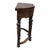 English Jacobean Walnut & Burl Petit Point Top Game Table With Tapestry C1810 For Sale - Image 14 of 16