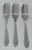 English Vintage England Sheffield “Loxley” Silver Plate Pastry Forks - Set of 6 For Sale - Image 3 of 13