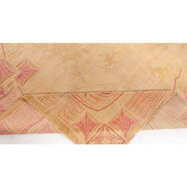 Textile Doris Leslie Blau 1900s Viennese Art Nouveau Rug For Sale - Image 7 of 9