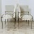 Vintage Italian Gold Metal Dining Chairs, 1970s, Set of 4 For Sale - Image 3 of 10