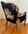 Late 20th Century French Louis XV Style Bergere Chair Upholstered in Pomegranate and Floral Fabric For Sale - Image 6 of 12