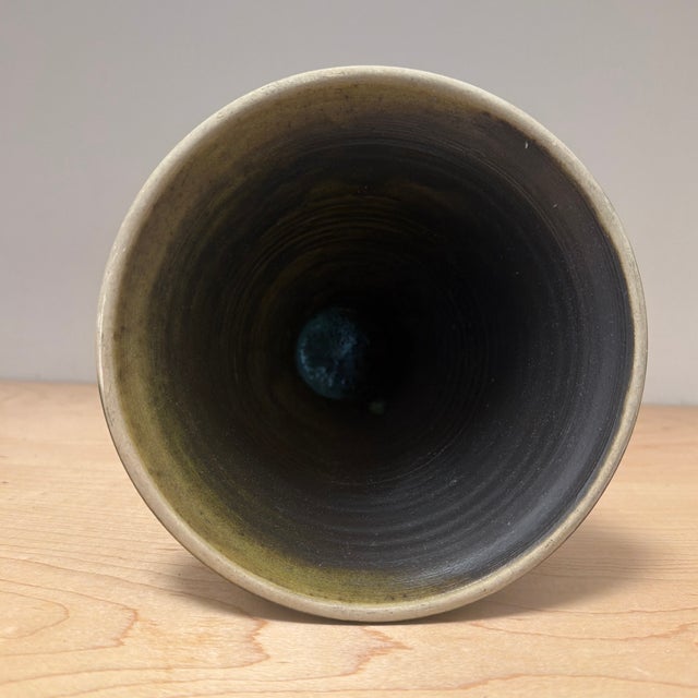 1950s Mid Century Ceramic Vase by Jean Besnard for Vallauris For Sale - Image 5 of 7