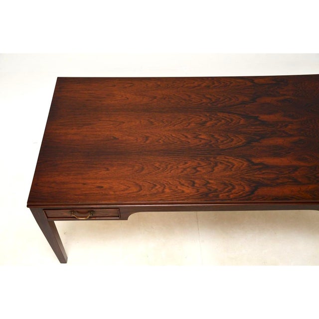 Wood Vintage Danish Coffee Table attributed to Fritz Henningsen, 1960s For Sale - Image 7 of 12