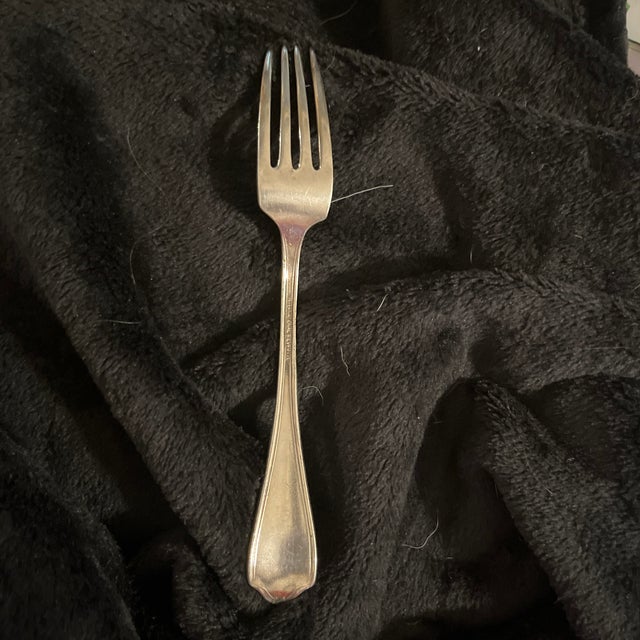 1940s Vintage u.s. Coast Guard Silver-Plated Flatware Piece Made by International Silver Co. - 3 pcs For Sale - Image 5 of 9