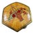 1930s Art Deco Houbigant Paris Floral Basket Motif Triple Folding Compact For Sale