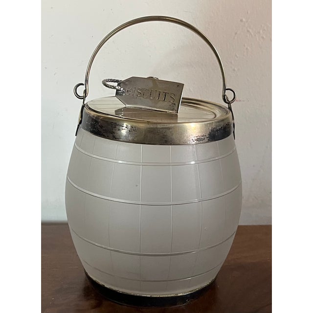 Antique 19th Century English Silverplate Biscuit Barrel For Sale - Image 18 of 18