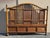 Vintage Baker Furniture Bamboo Coastal King Bed Frame Headboard Black Lacquer For Sale - Image 17 of 17