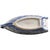 Blue Japanese Jeweled Porcelain Dragon Ship from Mikawachi, 1890s For Sale - Image 8 of 13